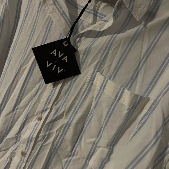 Ava & Viv blouse size 2x NWT - Picture 4 of 9